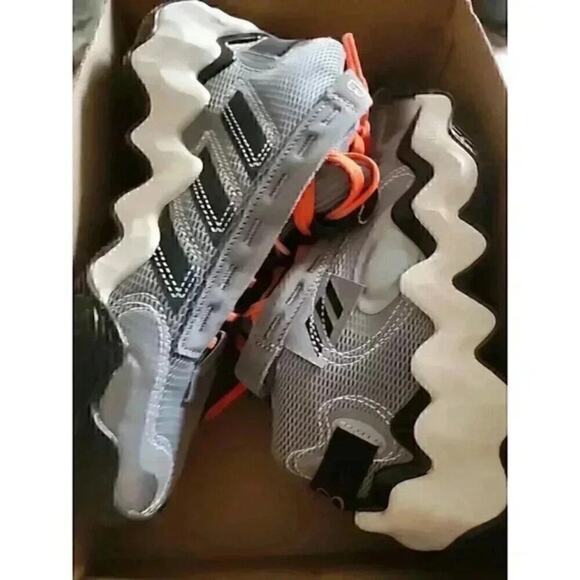 Adidas Exhibit B Mid Candace Parker Basketball Shoes Grey GZ2351 Women's Sz 11 - Picture 7 of 8